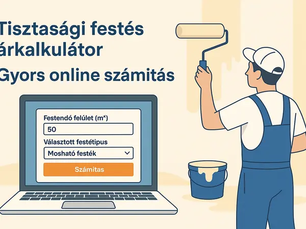 Tisztasági festés online ár kalkulátor